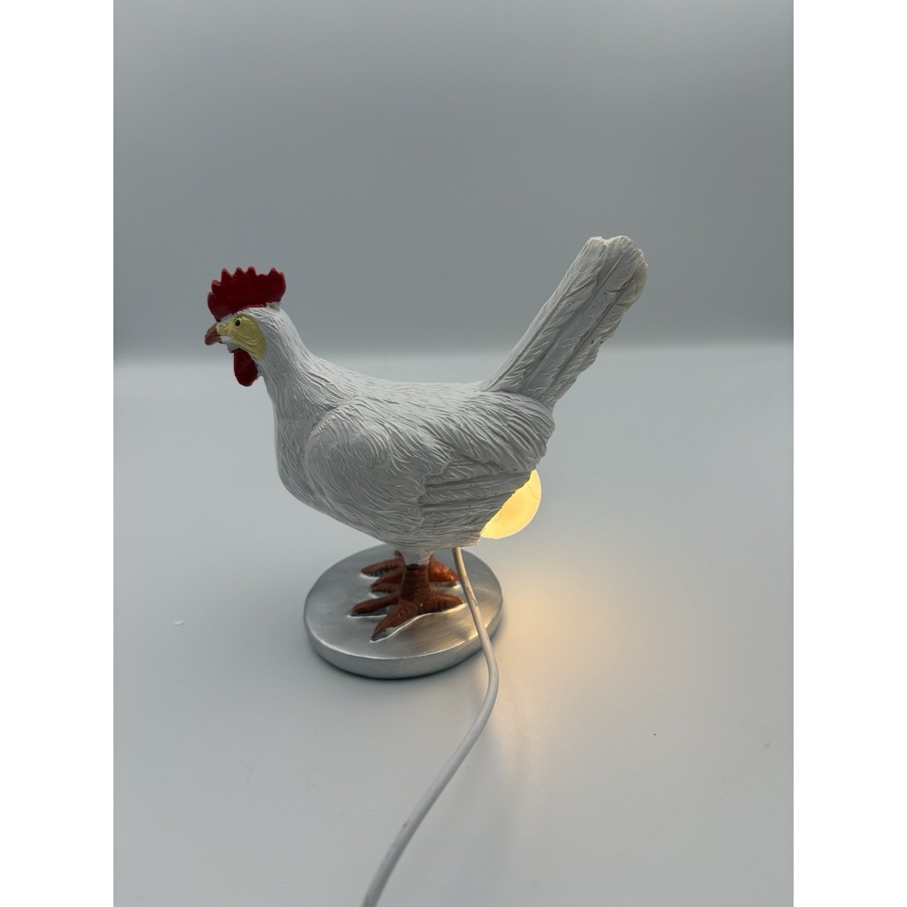 Chicken Egg Lamp USB Funny Animal Night‎ Light Decoration Table Lamp Open Box